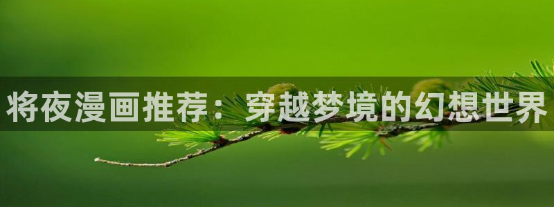 登录未来一万年包子漫画：将夜漫画推荐：穿越梦境的幻想世界